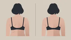 3 enkla övningar som minskar ryggveck och bh-veck hemma på golvet